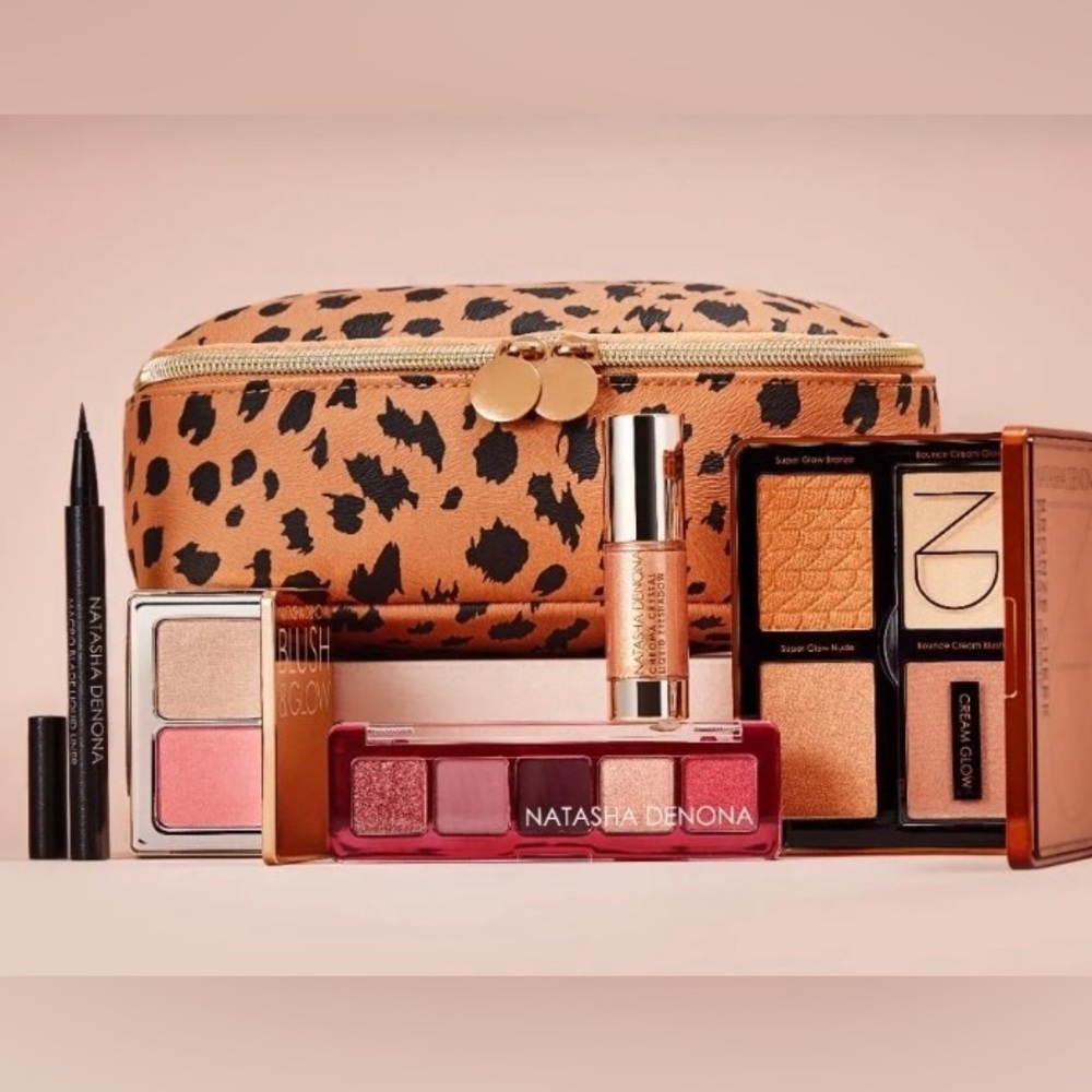 Natasha Denona 5pc Makeup Set w/ Bag